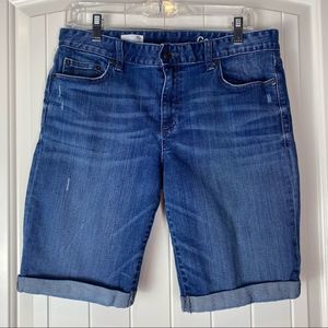 Gap Skinny Denim Bermuda Shorts